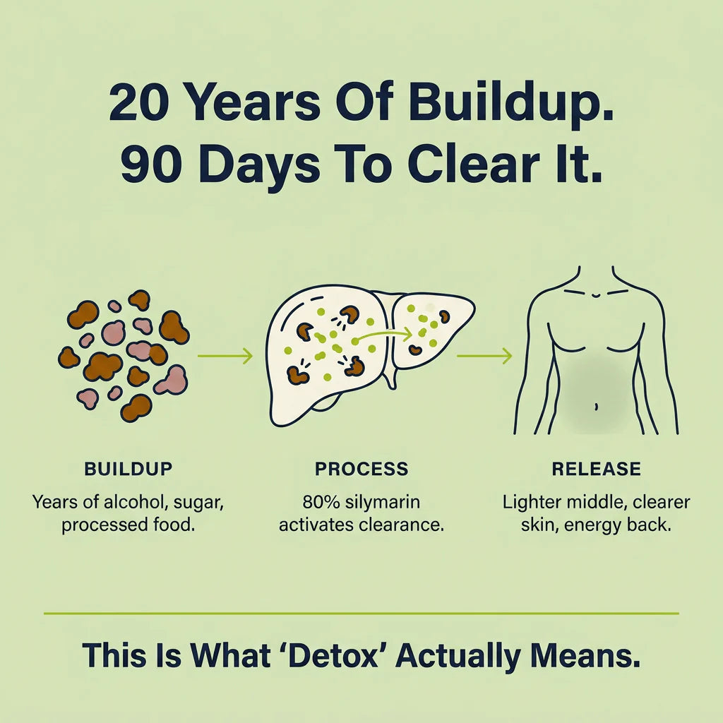 Milk Thistle Liver Detox – 80% Silymarin Formula