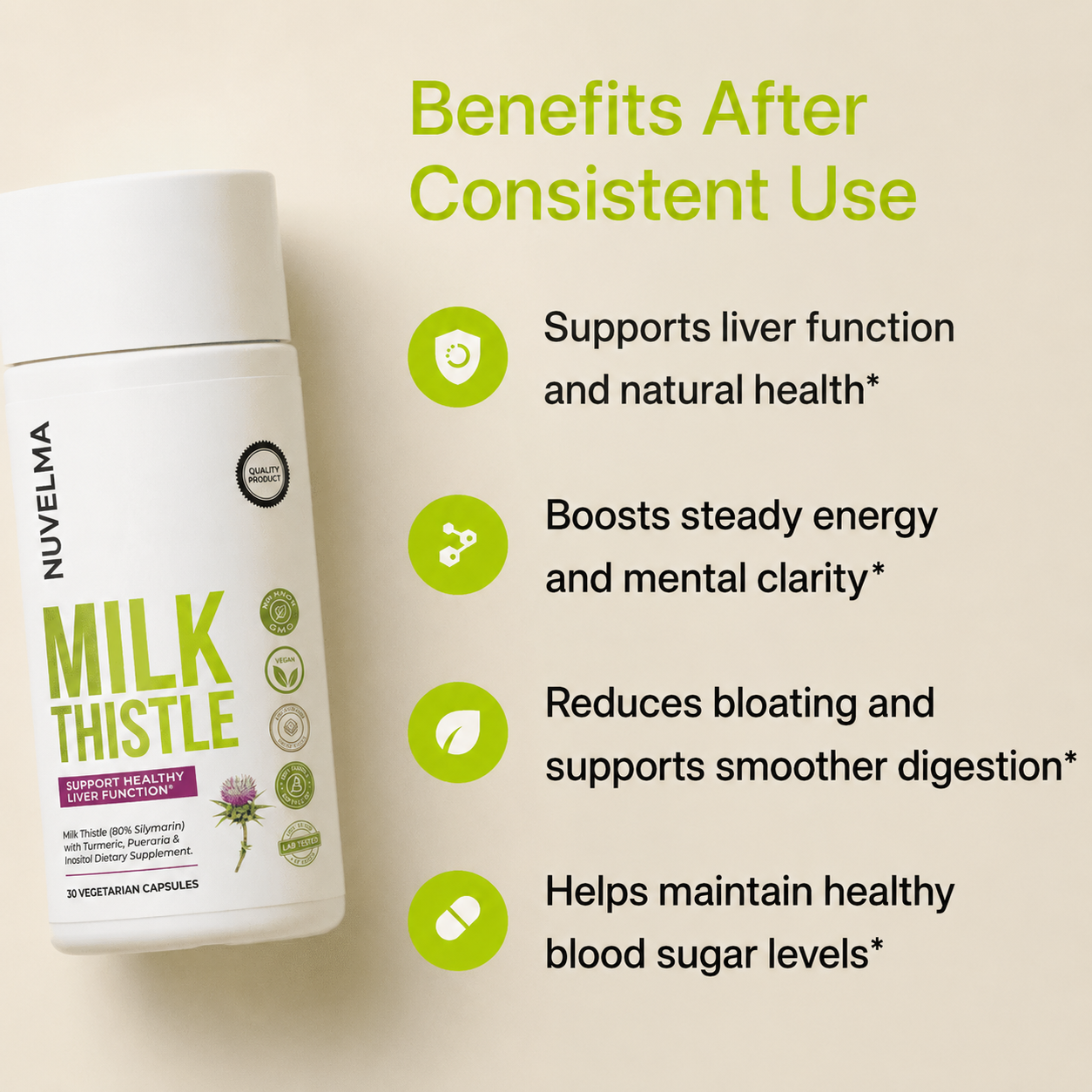 Nuvelma - Milk Thistle Support