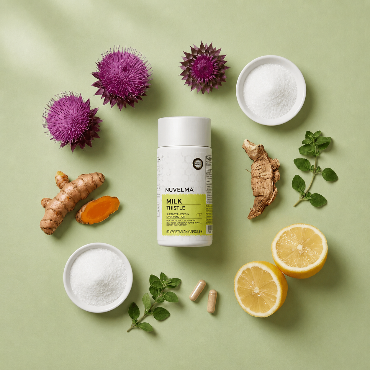 Milk Thistle Liver Detox – 80% Silymarin Formula