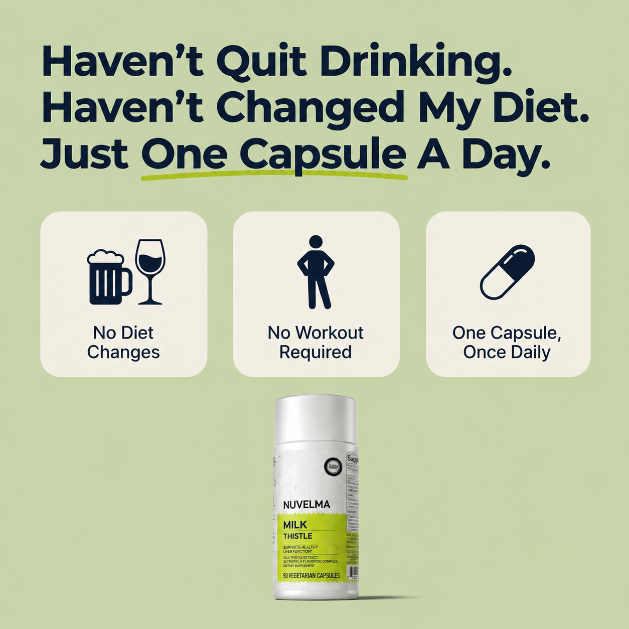 Milk Thistle Liver Detox – 80% Silymarin Formula