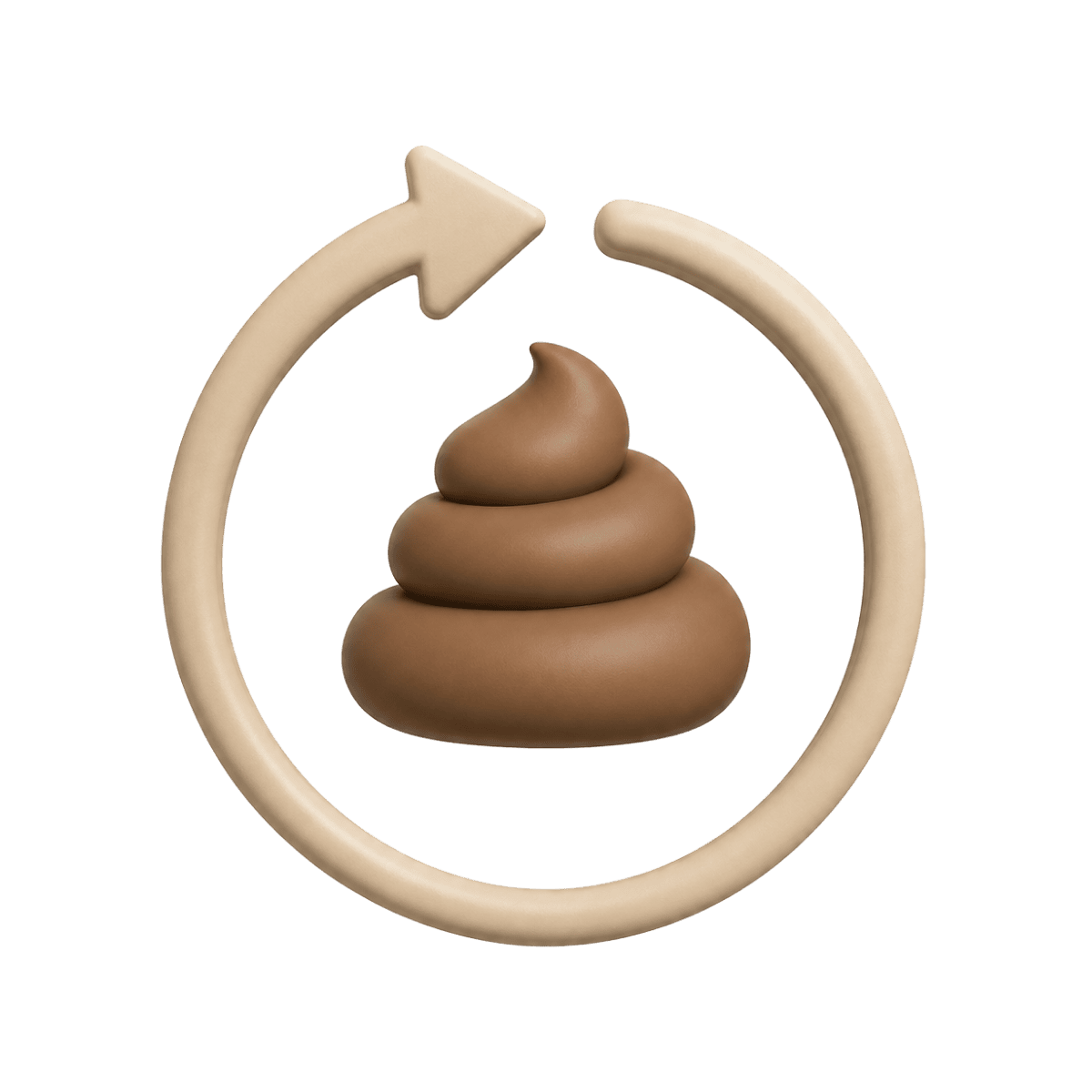 Hard poop, lots of pushing